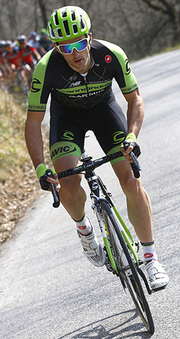 David Millar finishing his Stage 12 victory in the 2012 Tour de France
