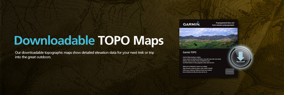 Downloadable TOPO maps