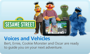 Sesame Street in the Garmin Garage