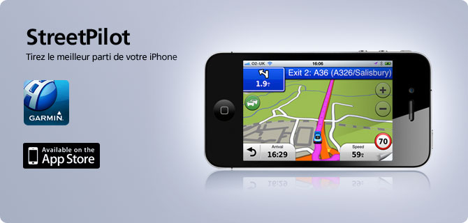 StreetPilot pour iPhone