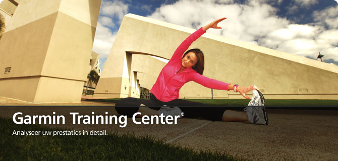 Volg en analyseer uw trainingen met Garmin Training Center® !