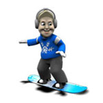 Snowboardin' Scooter