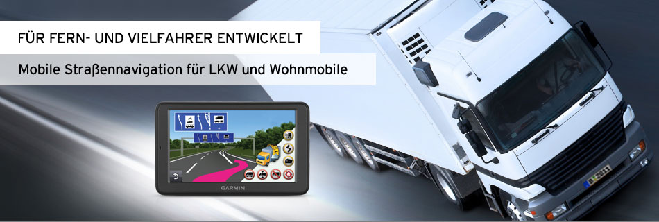 LKW und Wohnmobil