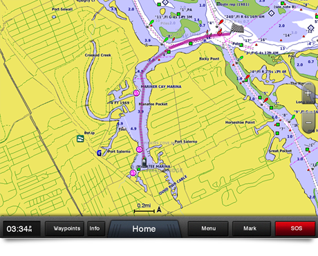 Garmin Blue Chart