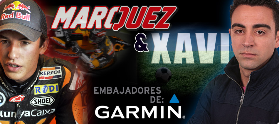 Xavi Hernández y Marc Márquez se unen a Garmin