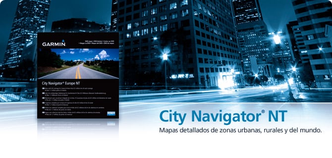 City Navigator - Mapas GPS Garmin