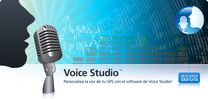 Personaliza la voz de tu GPS con Voice Studio!