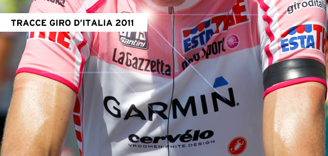 Tracce Giro d'Italia 2011