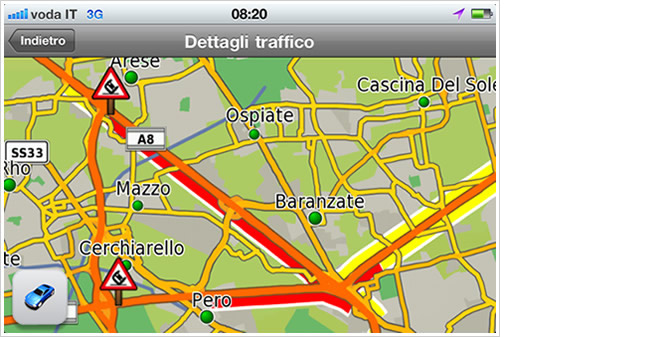 Infotraffico Garmin - Maggior chiarezza