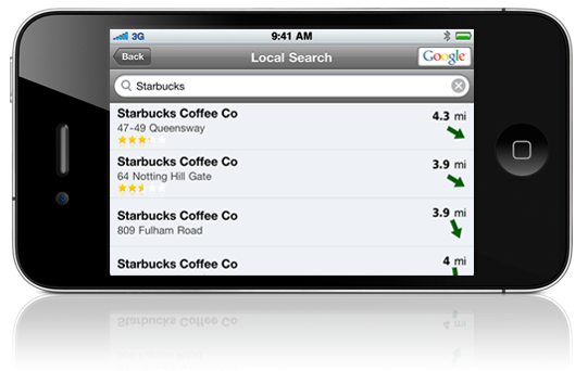 StreetPilot - Google Local Search