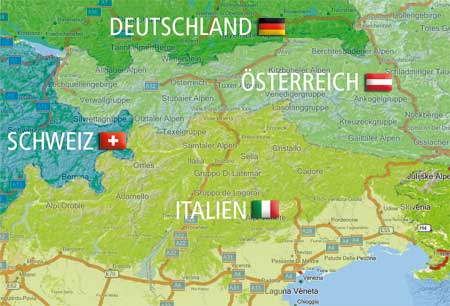 Deutschland Schweiz Italien Karte | My blog