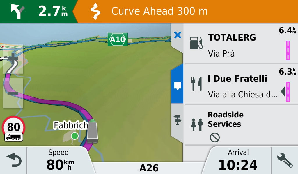 Benutzerdefiniertes LKW-Routing