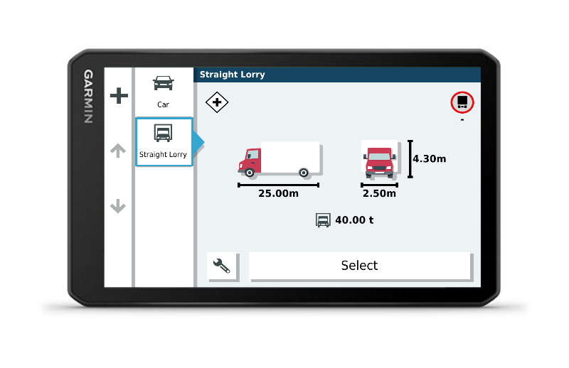 TomTom GPS Poids Lourd GO Expert - 24V - Écran HD 7 pouces