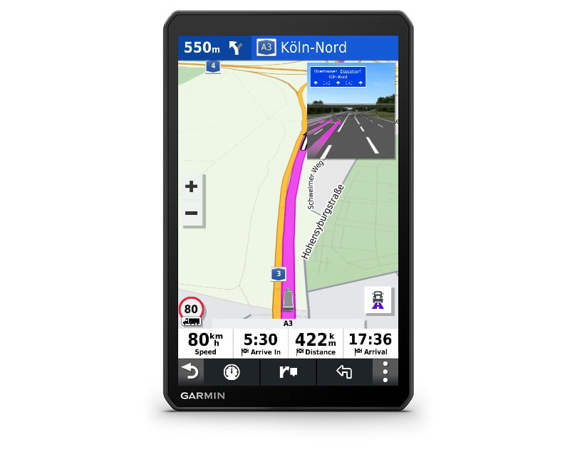 GPS Garmin para Camiones DEZL LGV1000 + 8 gb mapas topográficos + Radares  voz + Bono Rad - Todo para GPS GARMIN