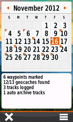 Activity Tracking Calendar