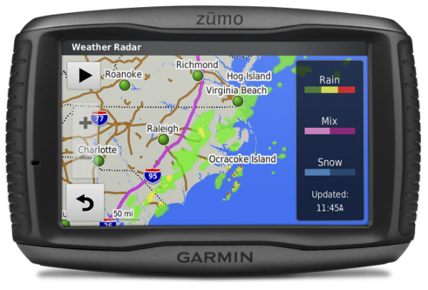 Nouveau GPS Garmin ZUMO 590LM Z590LM_radar