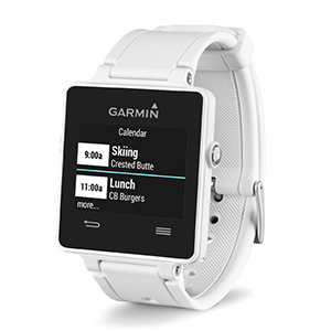 Garmin vivoactive, smartwatch GPS Blanche