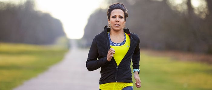 Dame Kelly Holmes Running Tips Garmin Forerunner 35