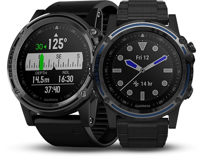 Descent™ Mk1 - Grey Sapphire with DLC Titanium Band | Garmin Qatar