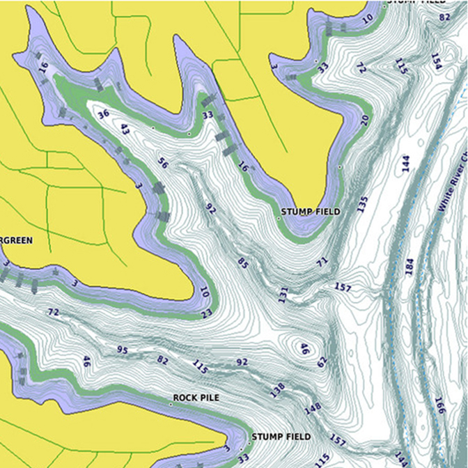 Карты глубин glive. Раскраска глубин Гармин. Озеро Ендра карта для Гармин.