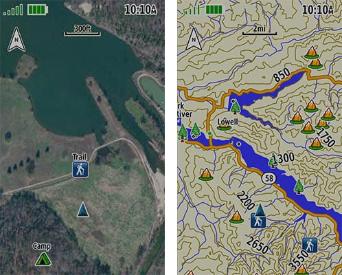 Tenez-vous au courant des conditions avec le GPSMAP 66s