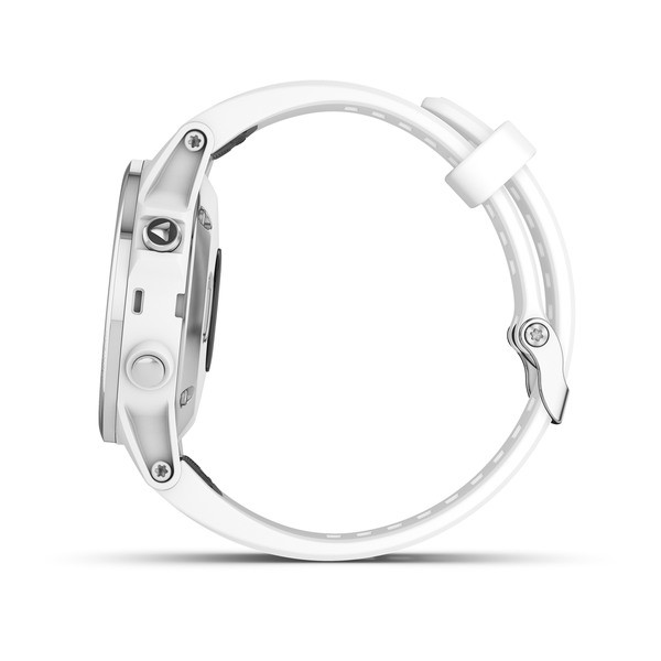 GARMIN Fenix 5S PLUS srebrny prawy bok GARMIN Fenix 5S PLUS srebrny prawy bok