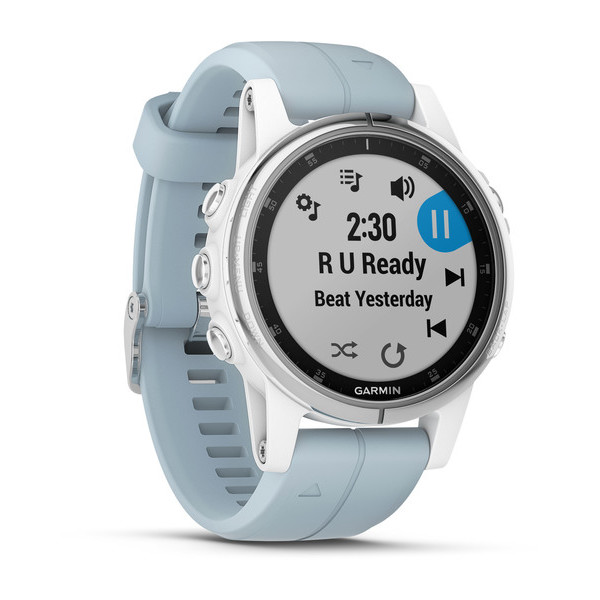 GARMIN Fenix 5S PLUS Srebrny wbudowana pamiec na muzyke GARMIN Fenix 5S PLUS Srebrny wbudowana pamiec na muzyke