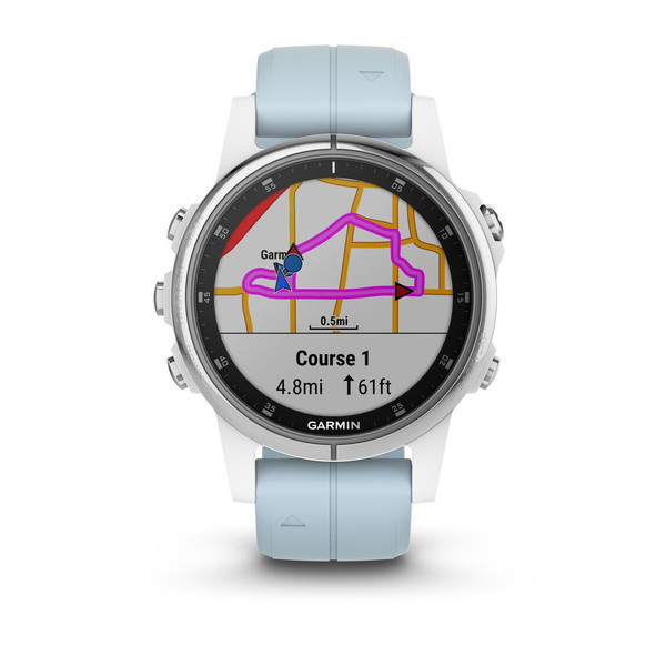 GARMIN Fenix 5S PLUS Srebrny mapy topo GARMIN Fenix 5S PLUS Srebrny mapy topo