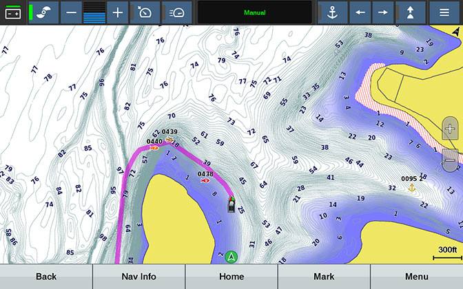 Wireless Chartplotter Integration and Built-in Autopilot