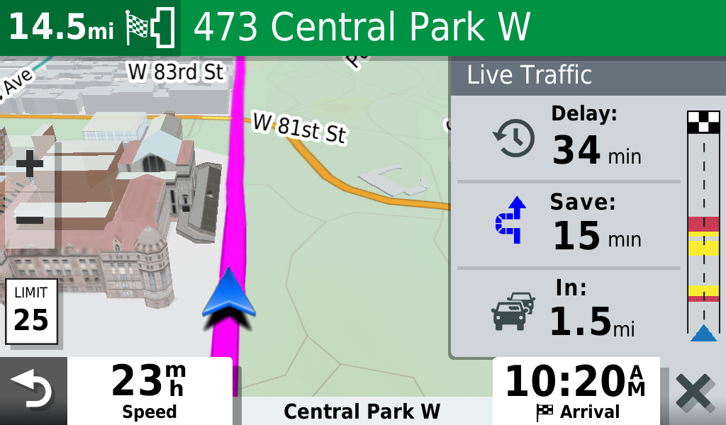 garmin traffic vs google traffic