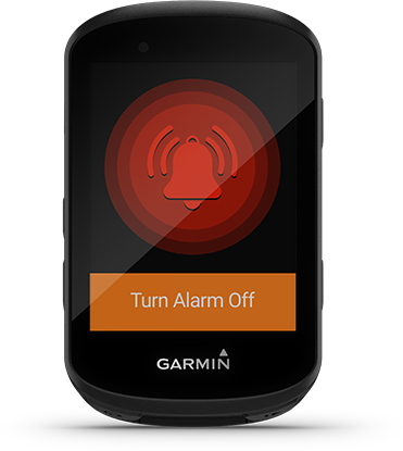 garmin bike alarm