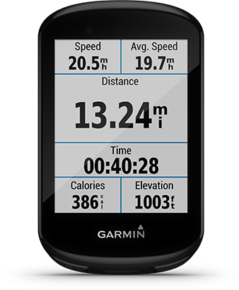 Edge 830 mit Garmin Connect-Seite