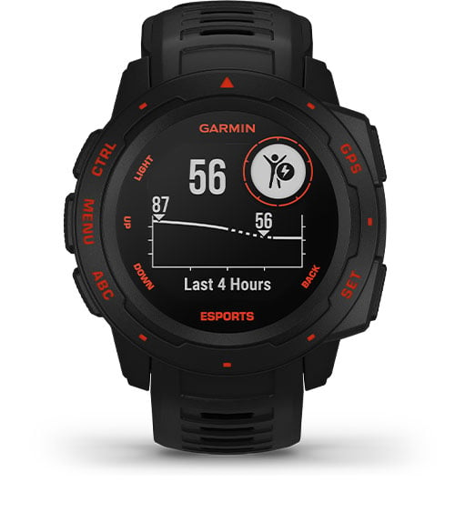 Garmin instinct red hot sale