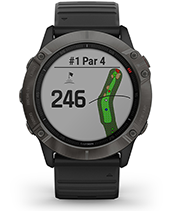 fēnix 6X Pro & Sapphire with golf courses screen