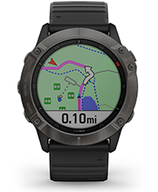 fēnix 6X Pro & Sapphire with navigation screen