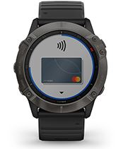 fēnix 6X Pro e Sapphire com ecrã do Garmin Pay