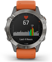 fēnix 6 Pro & Sapphire with heart rate screen