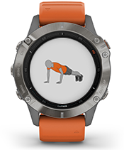 fenix 6 Pro & Sapphire with animated workouts screen