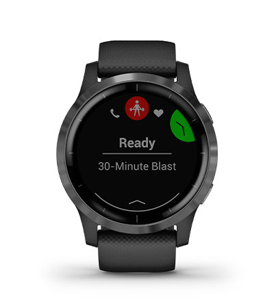 Garmin Vivoactive 4 Slate with Black Band Factory Ref