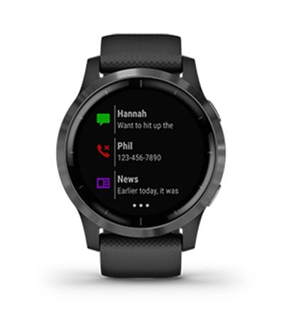 Garmin Vívoactive 4S, Smaller-Sized GPS Smartwatch, Features Music