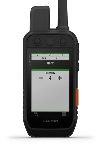 Alpha 200i handheld with tone/vibration options