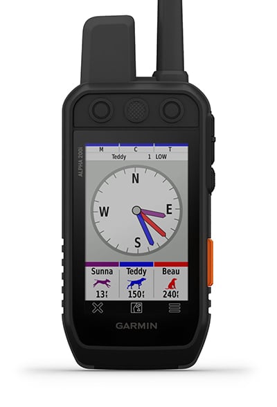 alpha garmin tracking system