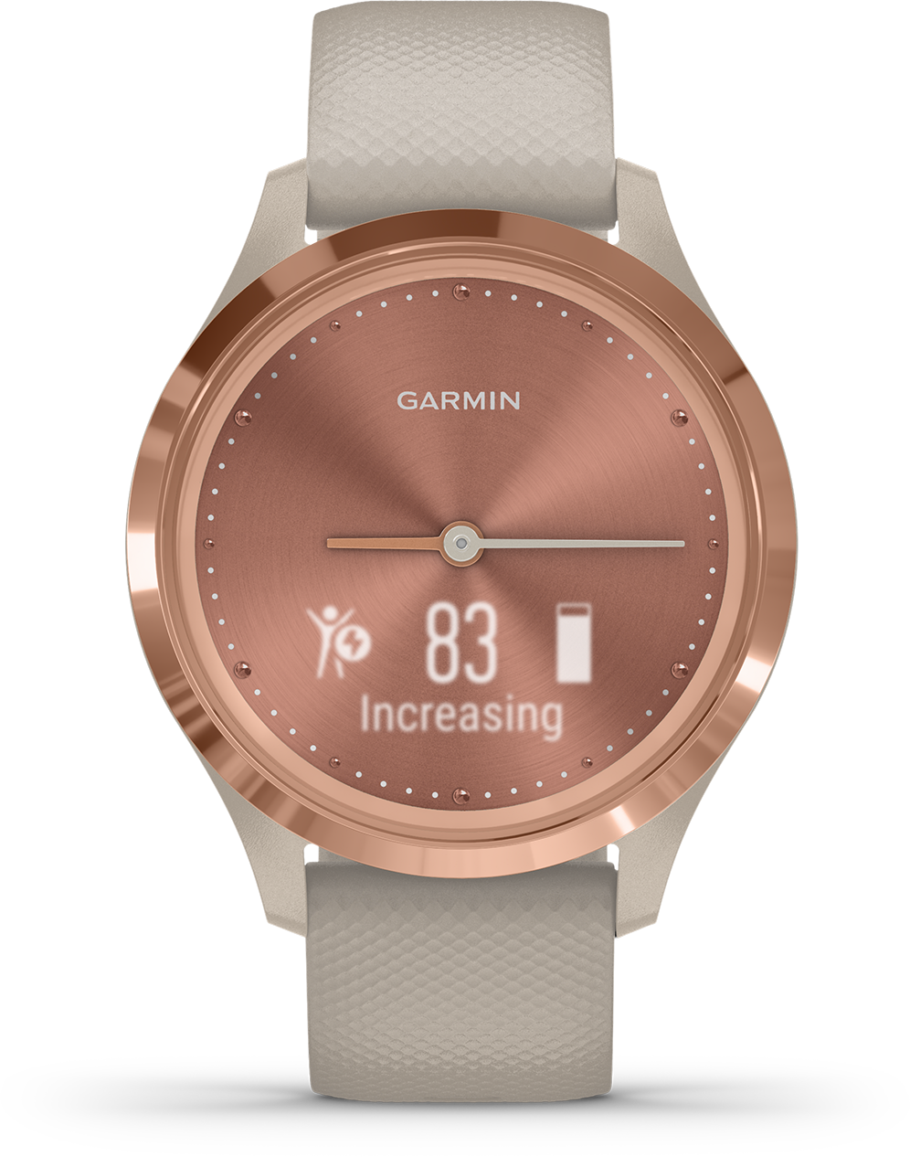 Garmin Vívomove - 3S Rose Gold Stainless Steel Bezel wi