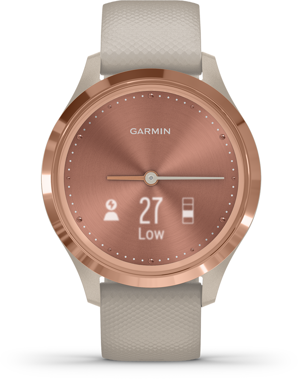 Garmin vivomove white on sale and rose gold