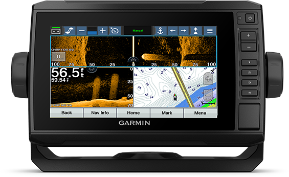 ECHOMAP UHD 75cv with trolling motor screen