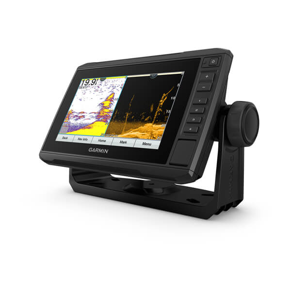 Garmin ECHOMAP UHD 75Cv 7 Keyed-Assist Touchscreen Chartplotter with Canada LakeVü G3 and GT24UHD-TM Transducer