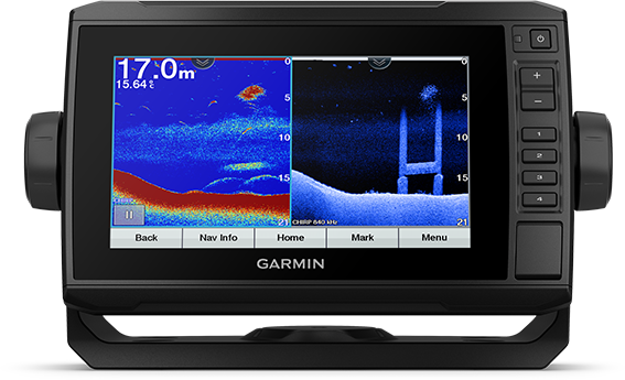 ECHOMAP UHD 75cv with transducer screen