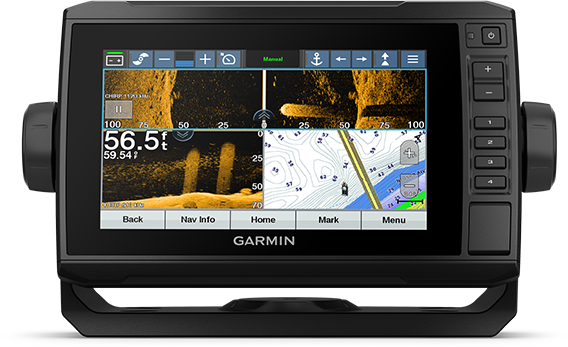 ECHOMAP UHD 75sv with trolling motor screen