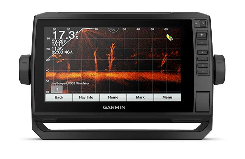 Garmin ECHOMAP UHD 93sv Panoptix LiveScope Ice Fishing Bundle With