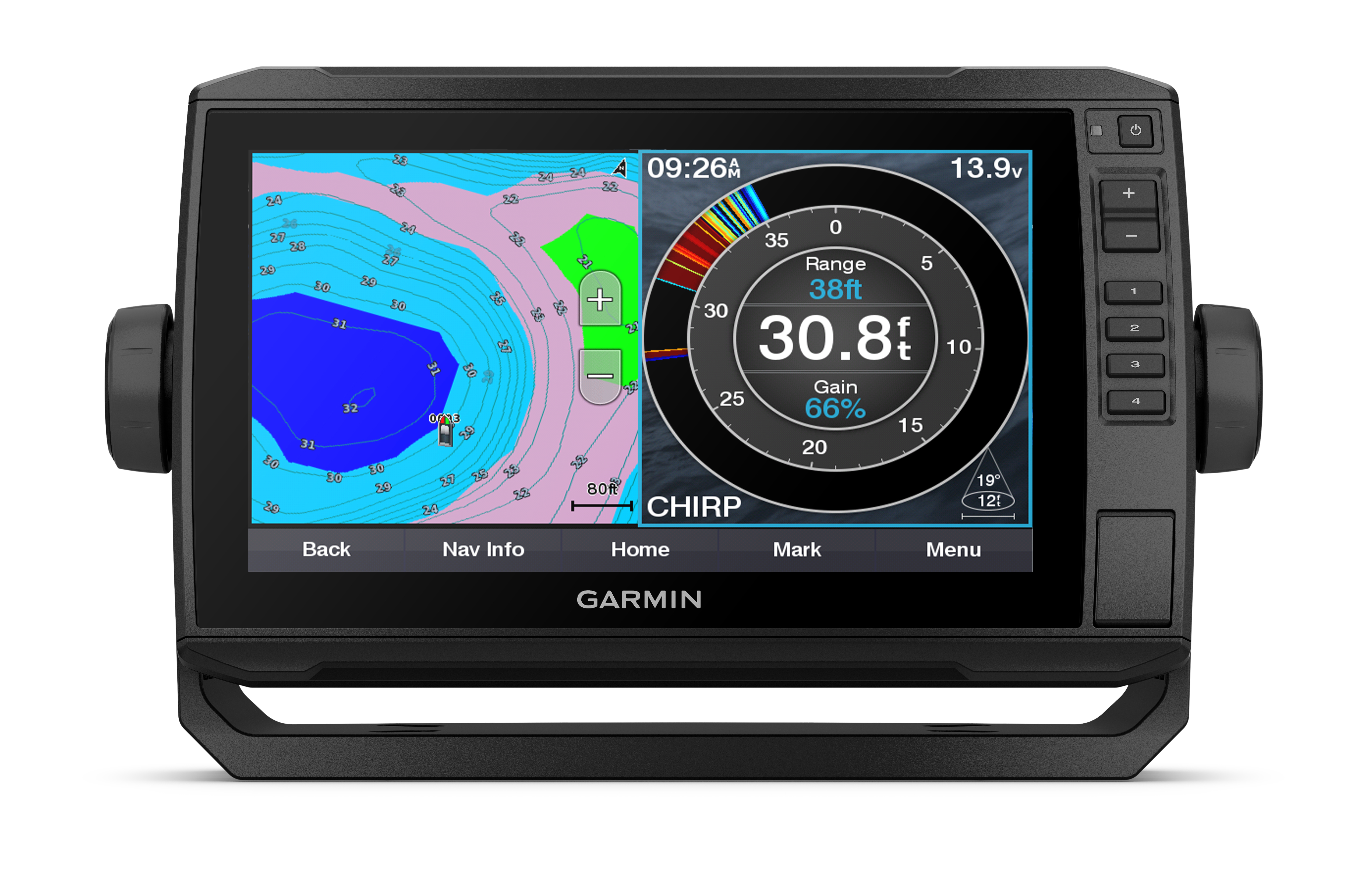 Garmin Panoptix LiveScope Ice Fishing Bundle, Includes ECHOMAP UHD 93sv  Combo and Panoptix LiveScope Sonar Transducer